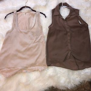 2 small tank tops